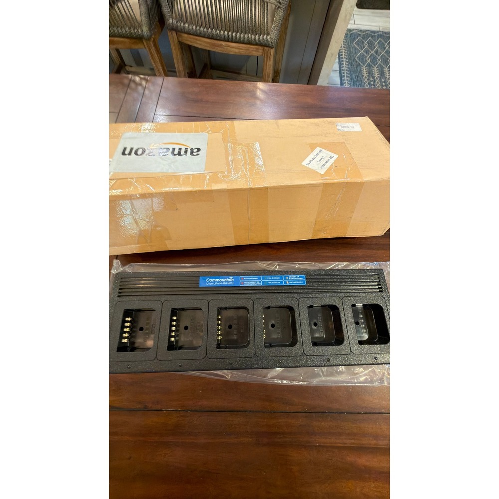 Commountain Six Unit Charger Compatible for Kenwood Radios